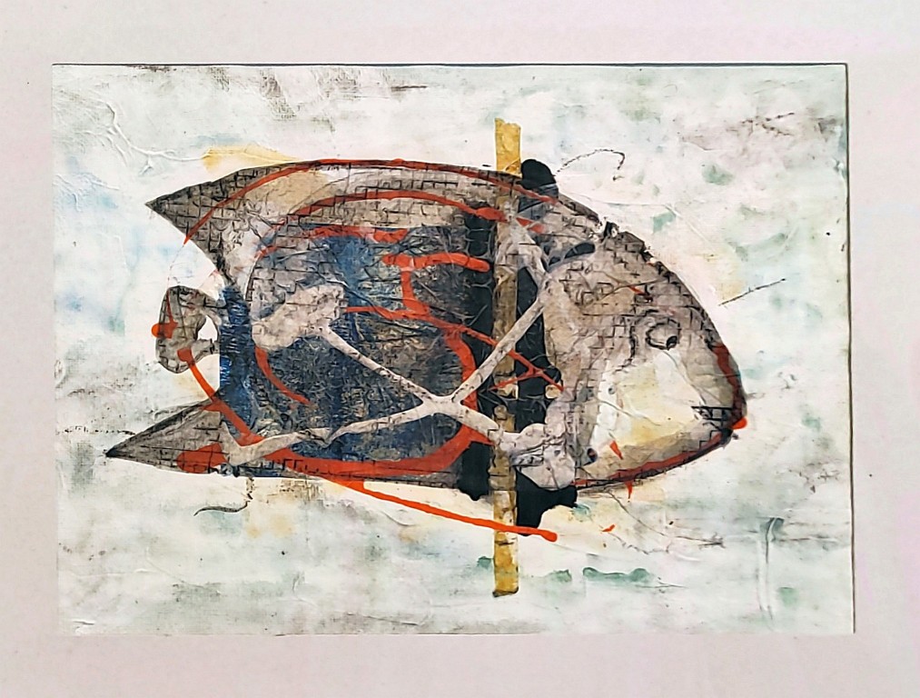 30x20, mixed media auf steinpapier